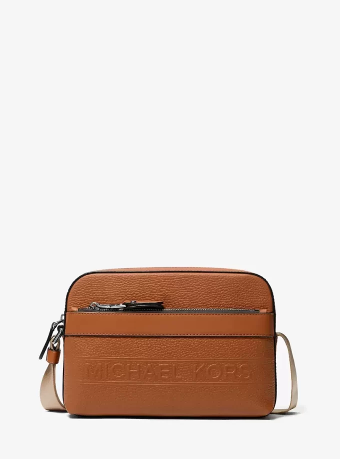 Hudson Pebbled Leather Utility Crossbody Bag Hudson Pebbled Leather Utility Crossbody Bag