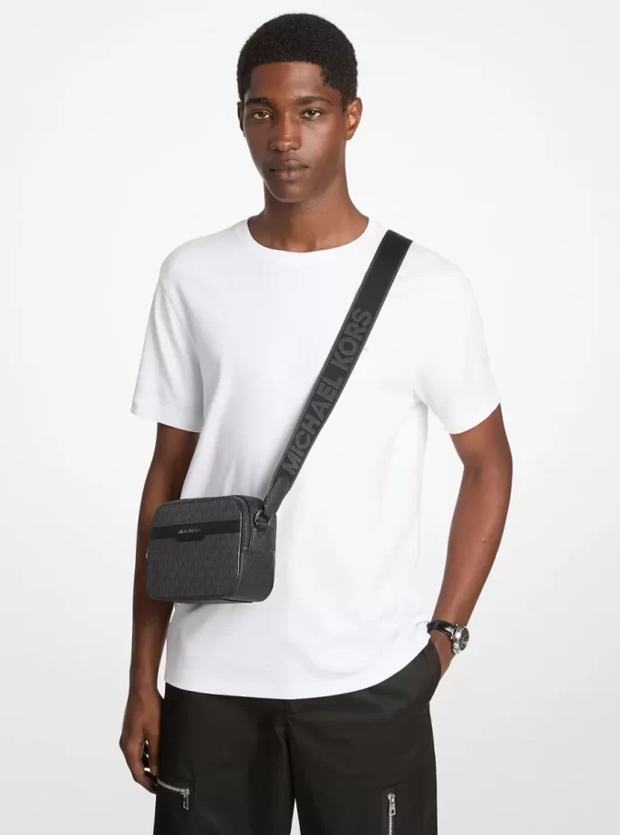 Hudson Signature Logo Camera Crossbody Bag Hudson Signature Logo Camera Crossbody Bag