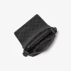 Hudson Small Pebbled Leather Messenger Bag
