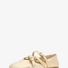 Indy Flex Crackled Metallic Leather Ballet Flat Indy Flex Crackled Metallic Leather Ballet Flat