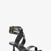 Irene Leather Kitten Heel Sandal