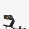 Irene Leather Kitten Heel Sandal