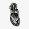 Irene Snake Embossed Leather Wrap Sandal