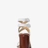 Irene Studded Leather Block Heel Sandal