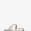 Jaida Glitter Embellished Leather Sandal