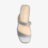 Jaida Glitter Embellished Leather Sandal