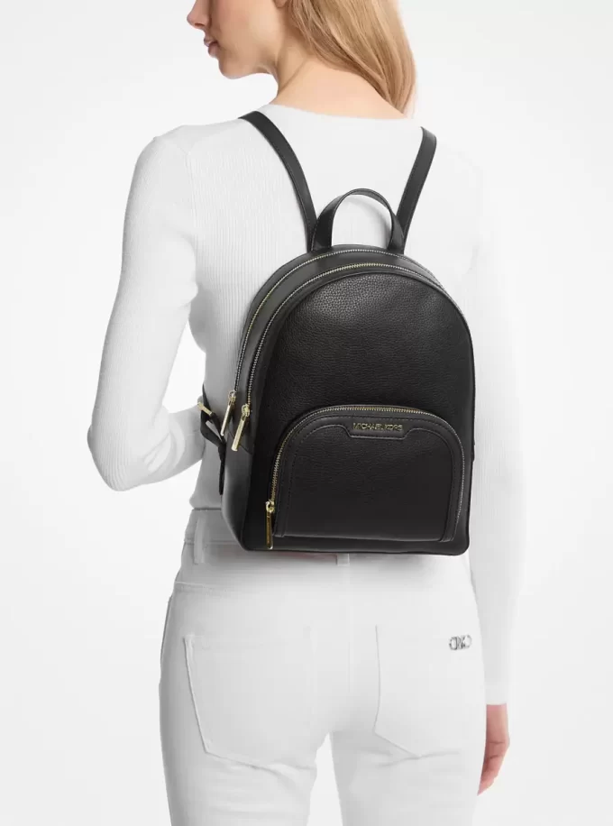 Jaycee Medium Pebbled Leather Backpack Jaycee Medium Pebbled Leather Backpack