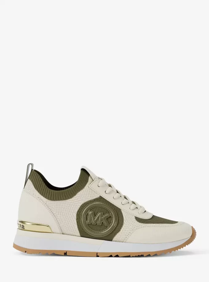 Jenkins Two-Tone Stretch Knit Trainer