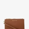 Jet Set Large Leather Smartphone Wristlet Wallet