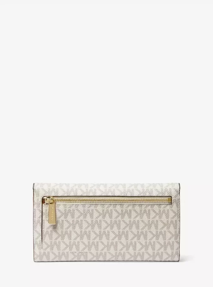 Jet Set Large Logo Trifold Wallet