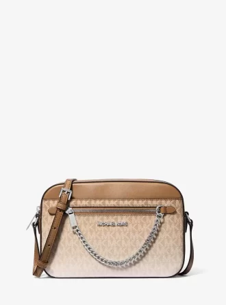 Jet Set Large Ombré Signature Logo Crossbody Body