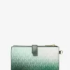 Jet Set Large Ombré Signature Logo Wristlet