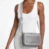 Jet Set Large Printed Signature Logo Crossbody Bag