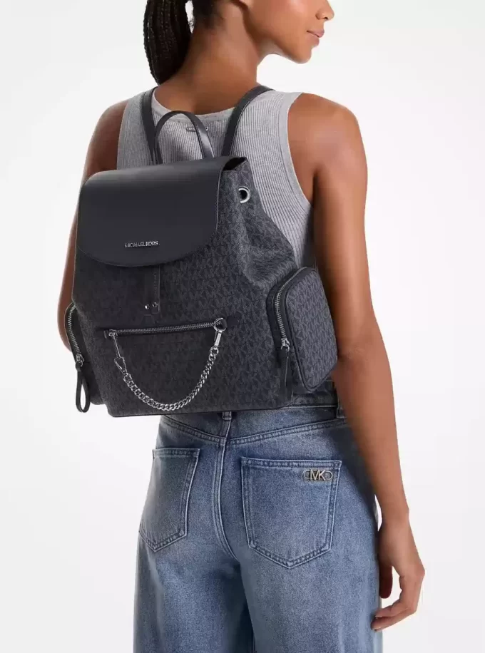 Jet Set Large Signature Logo Backpack Jet Set Large Signature Logo Backpack