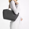 Jet Set Large Signature Logo Shoulder Bag