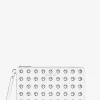 Jet Set Large Studded Pebbled Leather Wristlet