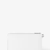 Jet Set Large Studded Pebbled Leather Wristlet