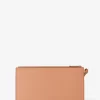 Jet Set Large Studded Pebbled Leather Wristlet