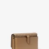 Jet Set Leather and Signature Logo Convertible Crossbody Bag