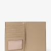 Jet Set Medium Metallic Logo Debossed Passport Wallet