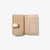 Jet Set Medium Metallic Logo Wallet