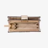 Jet Set Medium Metallic Logo Wallet