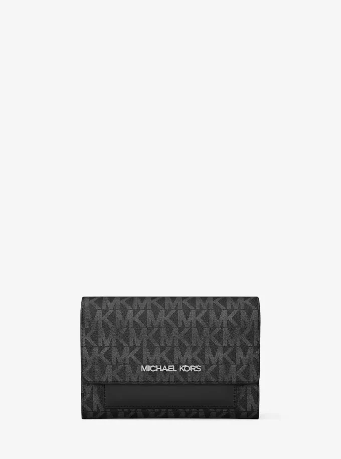 Jet Set Medium Signature Logo 2-in-1 Wallet