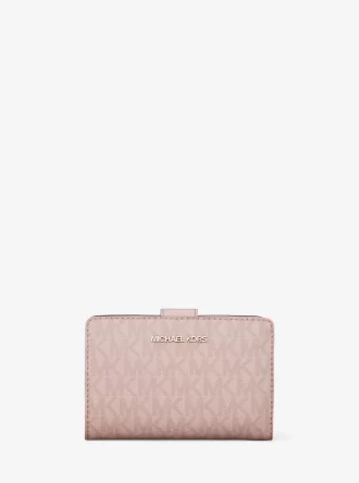 Jet Set Medium Signature Logo Bi-Fold Wallet