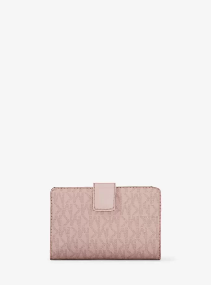 Jet Set Medium Signature Logo Bi-Fold Wallet