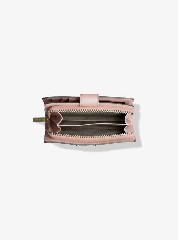 Jet Set Medium Signature Logo Bi-Fold Wallet