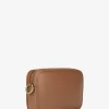 Jet Set Pebbled Leather Camera Crossbody Bag