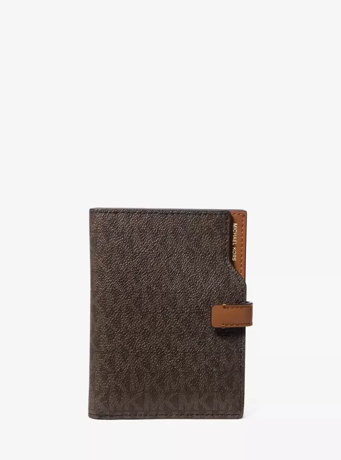 Jet Set Signature Logo Passport Wallet Jet Set Signature Logo Passport Wallet