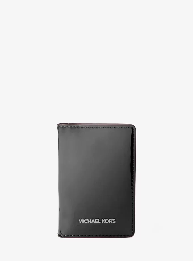 Jet Set Small Metallic Bi-Fold Wallet