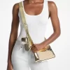 Jet Set Small Metallic Logo Debossed Crossbody Bag with Case for Apple Airpods Pro®