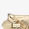 Jet Set Small Metallic Logo Debossed Crossbody Bag with Case for Apple Airpods Pro®