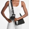Jet Set Small Patent Logo Debossed Crossbody Bag with Case for Apple Airpods Pro®
