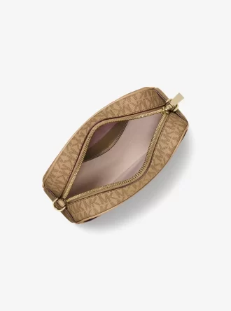 Jet Set Small Signature Logo Camera Crossbody Bag