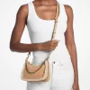 Jet Set Small Suede and Faux Shearling Convertible Crossbody Bag