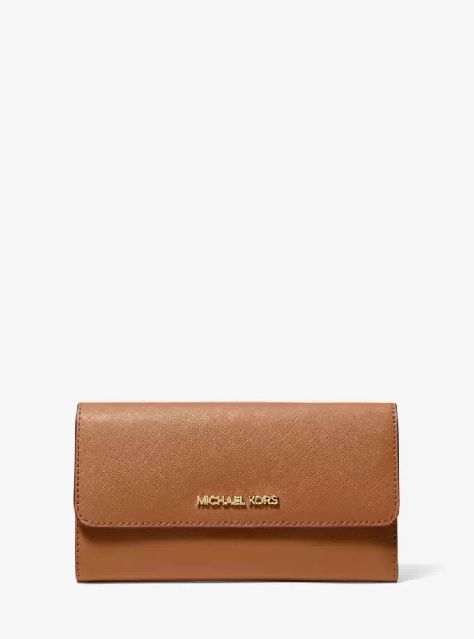 Jet Set Travel Crossgrain Leather Tri-Fold Wallet Jet Set Travel Crossgrain Leather Tri-Fold Wallet