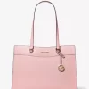 Jet Set Travel Large Saffiano Leather Pocket Tote Bag Jet Set Travel Large Saffiano Leather Pocket Tote Bag
