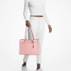 Jet Set Travel Large Saffiano Leather Pocket Tote Bag Jet Set Travel Large Saffiano Leather Pocket Tote Bag