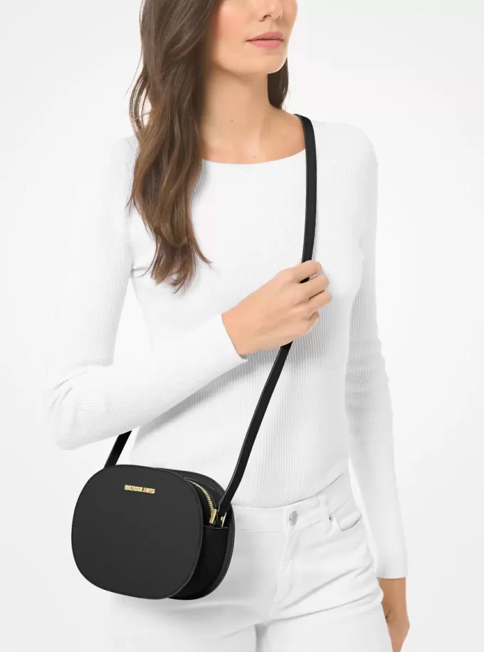 Jet Set Travel Medium Saffiano Leather Crossbody Bag Jet Set Travel Medium Saffiano Leather Crossbody Bag