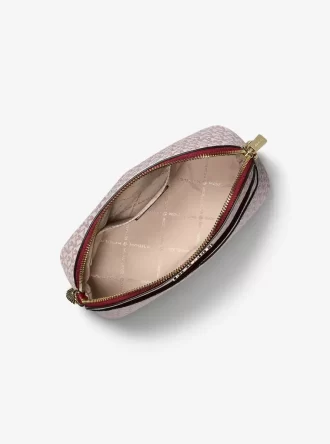 Jet Set Travel Medium Signature Logo Dome Crossbody Bag