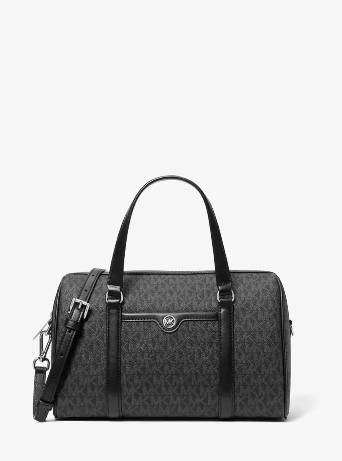 Jet Set Travel Medium Signature Logo Satchel Jet Set Travel Medium Signature Logo Satchel