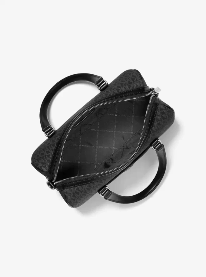 Jet Set Travel Medium Signature Logo Satchel Jet Set Travel Medium Signature Logo Satchel