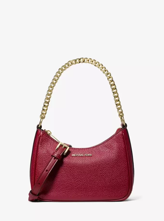 Jet Set Travel Pebbled Leather Convertible Crossbody Bag Jet Set Travel Pebbled Leather Convertible Crossbody Bag