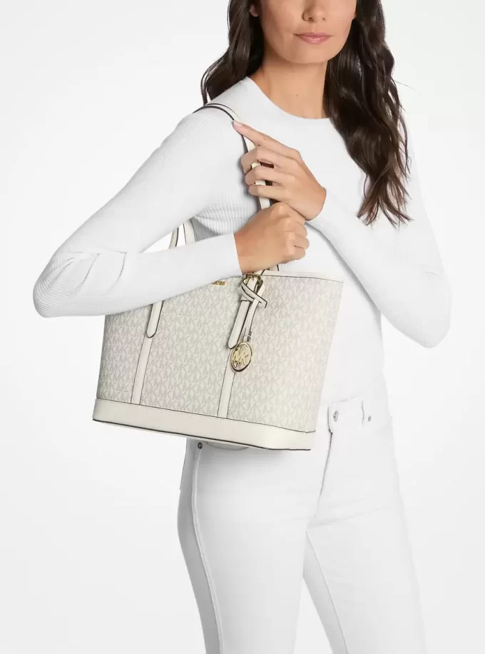 Jet Set Travel Small Logo Top-Zip Tote Bag Jet Set Travel Small Logo Top-Zip Tote Bag