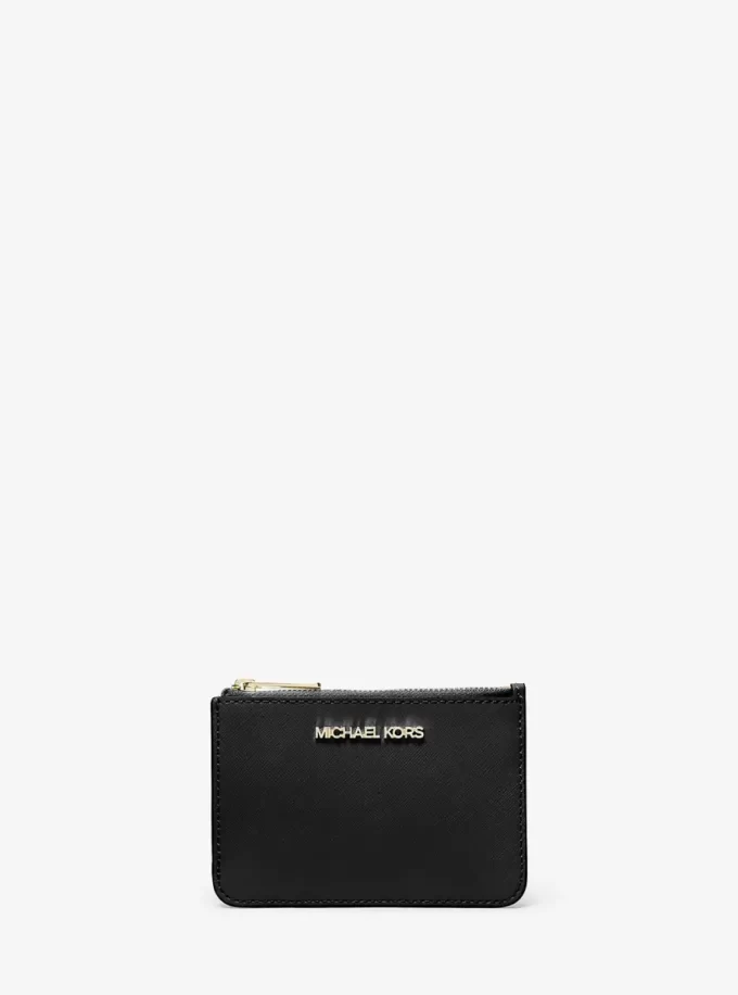 Jet Set Travel Small Saffiano Leather Coin Pouch Jet Set Travel Small Saffiano Leather Coin Pouch