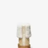 Julia Faux Fur Trim Metallic Leather Boot