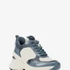 Katrina Mixed-Media Wedge Trainer Katrina Mixed-Media Wedge Trainer